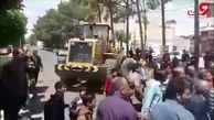 فیلم لحظه بستن خیابان های کوهدشت برای جلوگیری از انتقال یک بازداشتی