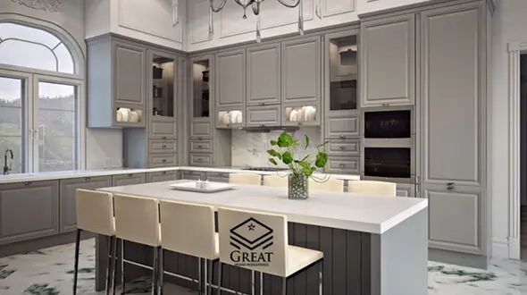 کابینت نئوکلاسیک سبکی نوین از معماری مدرن و کلاسیک!