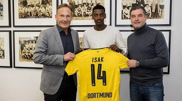 جریمه ۳۶ هزار یورویی باشگاه سوئدی به خاطر انتقال ایساک به دورتموند