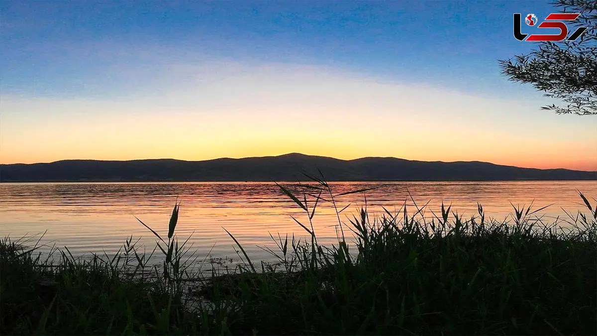 غروب پاییزی مریوان و دریاچه زرێبار + فیلم