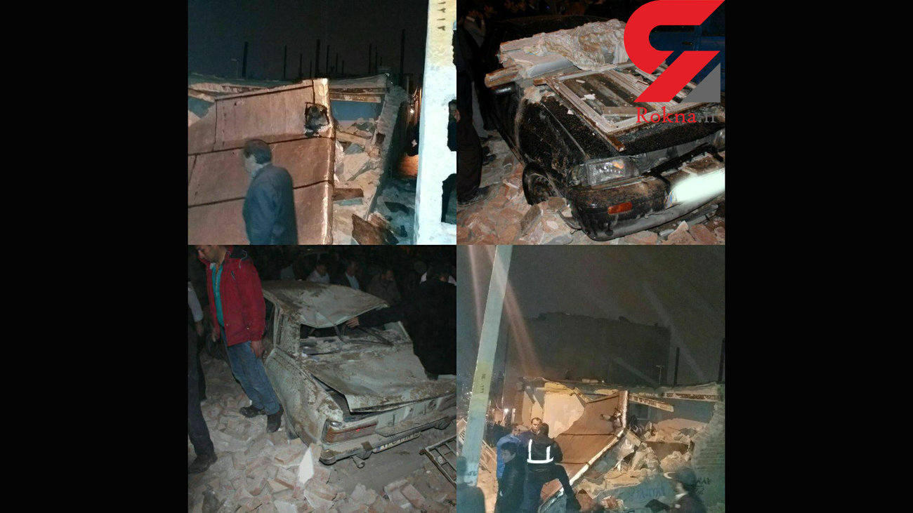 انفجار شدید بامدادی در تبریز / ساختمان فرو ریخت+فیلم وعکس