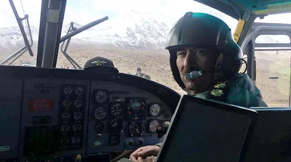  گفتگوی اختصاصی با  خلبان هلی کوپتر که بر فراز دنا پرواز کرد + فیلم و عکس