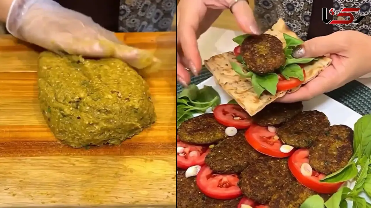 افطار امروز کتلت گوشت و بادمجان / فیلم