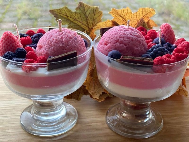 شمع های فانتزی خوشگل طرح کیک و خوراکی