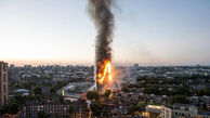 آتش‌سوزی بزرگ برج مسلمان‌نشین در لندن /  24 طبقه در آتش+ فیلم و تصاویر