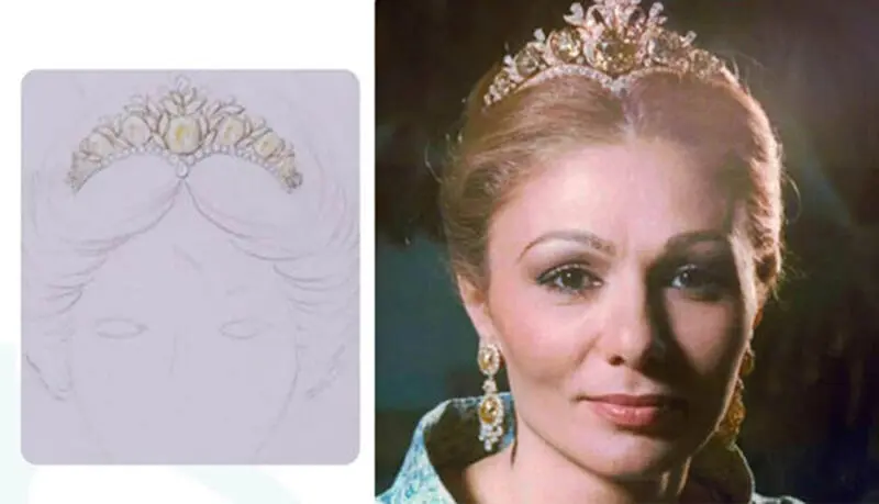 نیم‌تاج فرح پهلوی