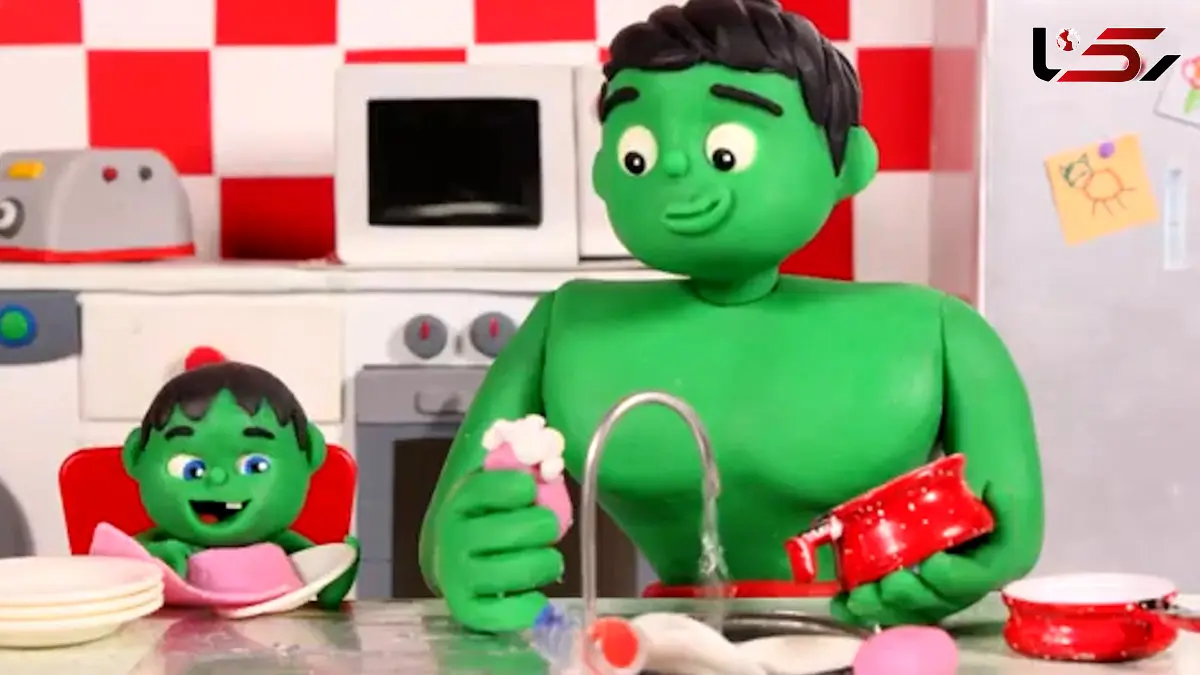 فیلم انیمیشن خمیری در یک حباب صابون