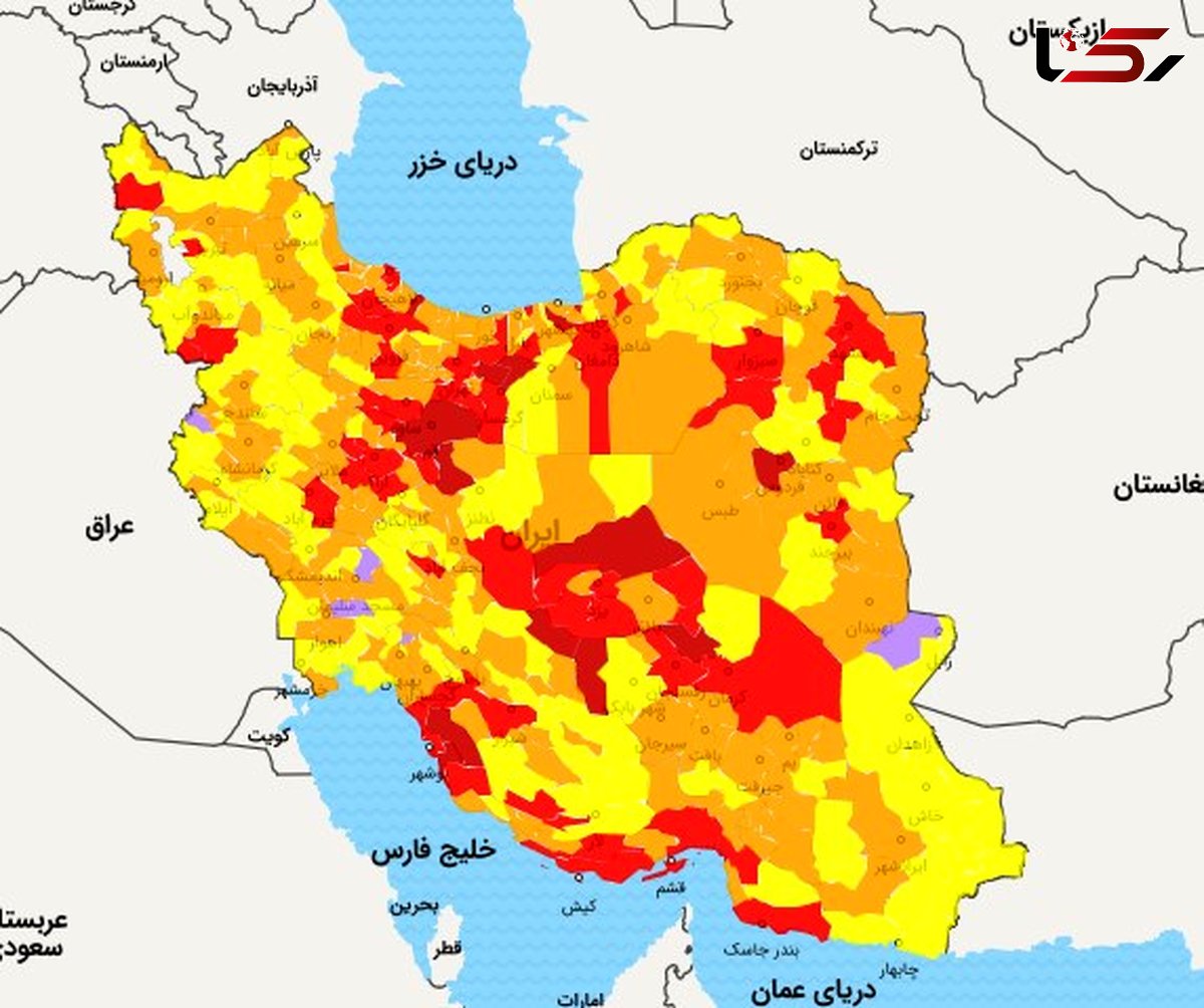 استان سمنان پله پله قرمز می شود