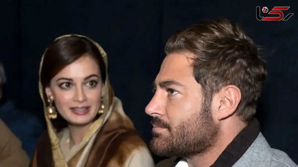 عکس/سفر در زمان؛ محمدرضا گلزار و دیا میرزا در پشت صحنه «سلام بمبئی»/ ۱۰ سال پیش