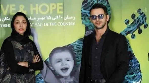 عکس همسر امین حیایی پس از بازگشت به ایران