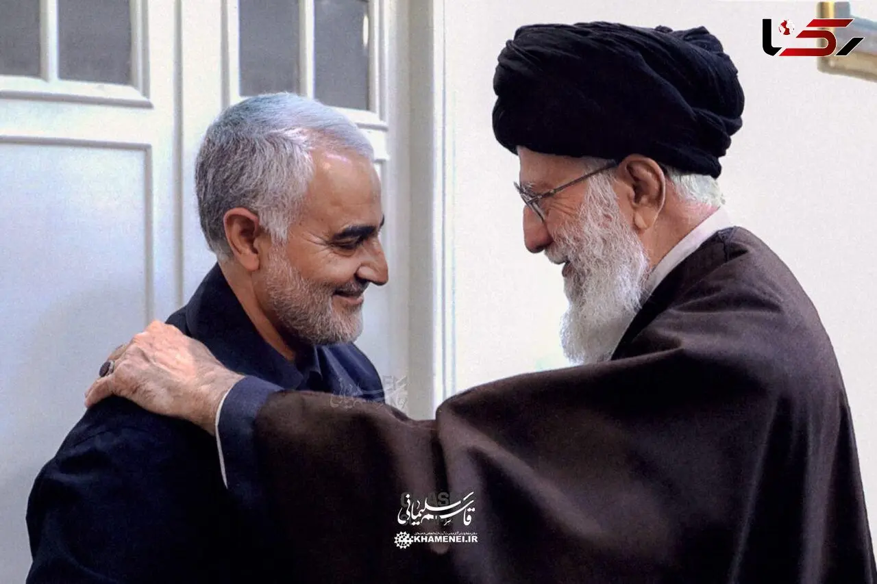 
تصویری جدید از سردار سلیمانی در محضر رهبر انقلاب
