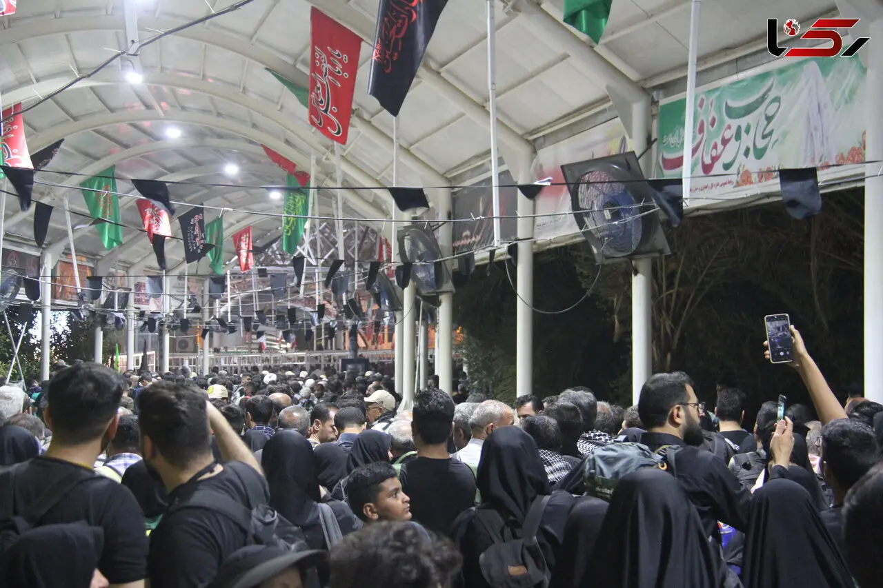 حجم انبوه زائران در مرز خسروی + فیلم