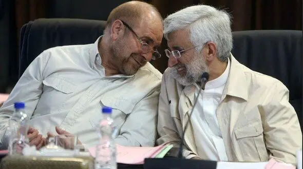 خنده‌های جلیلی و قالیباف در جلسه مجمع تشخیص مصلحت نظام+عکس