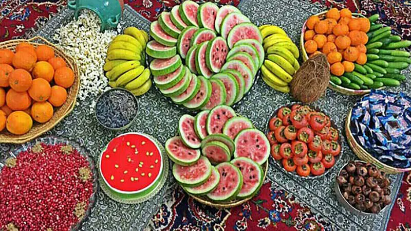 خوراکی های شب یلدا