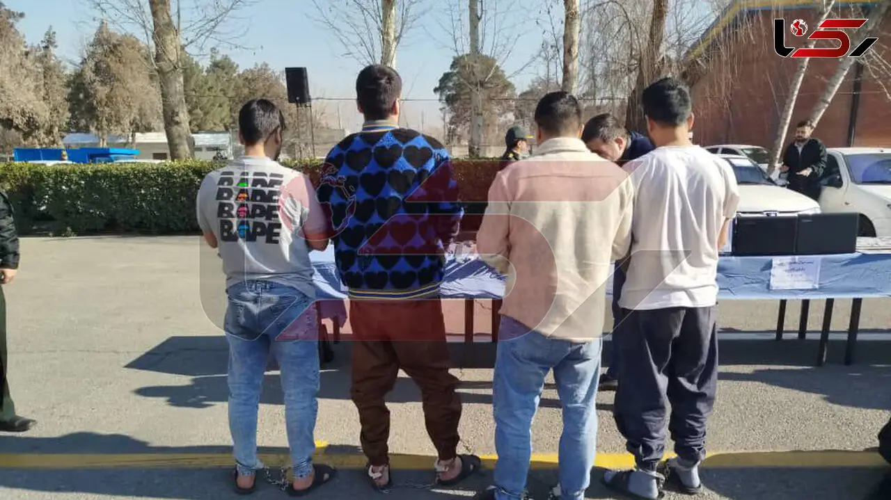 سرقت مسلحانه مردان نقابدار فقط برای انتقام جویی از مرد کرجی+ فیلم  و عکس