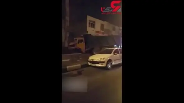 وحشت شبانه در مشهد / ماشین ها یکی یکی له شدند! + فیلم