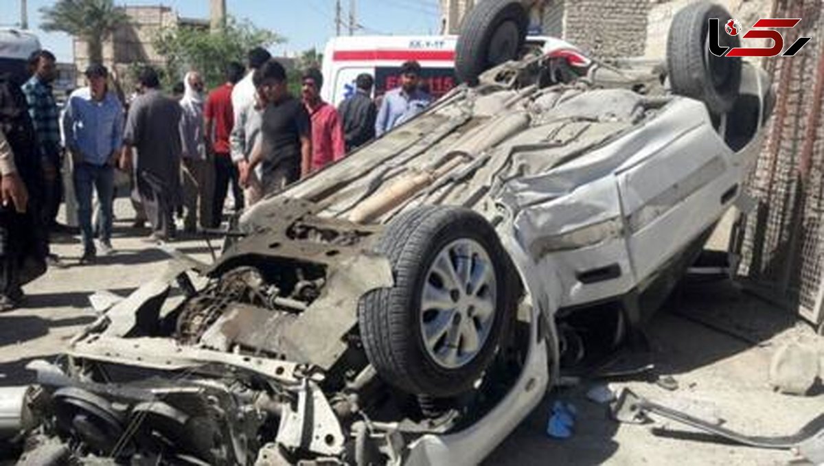 حادثه مرگبار در جاده قاین - گناباد /  یک کشته و یک زخمی بر اثر واژگونی خودرو