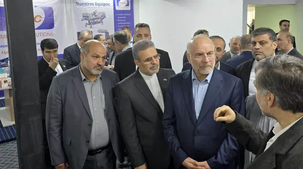 بازدید رییس مجلس از مرکز فناوری ایران در کاراکاس/ قرارداد مهم یک تولید کننده بخش خصوصی ایرانی با مخابرات ونزوئلا