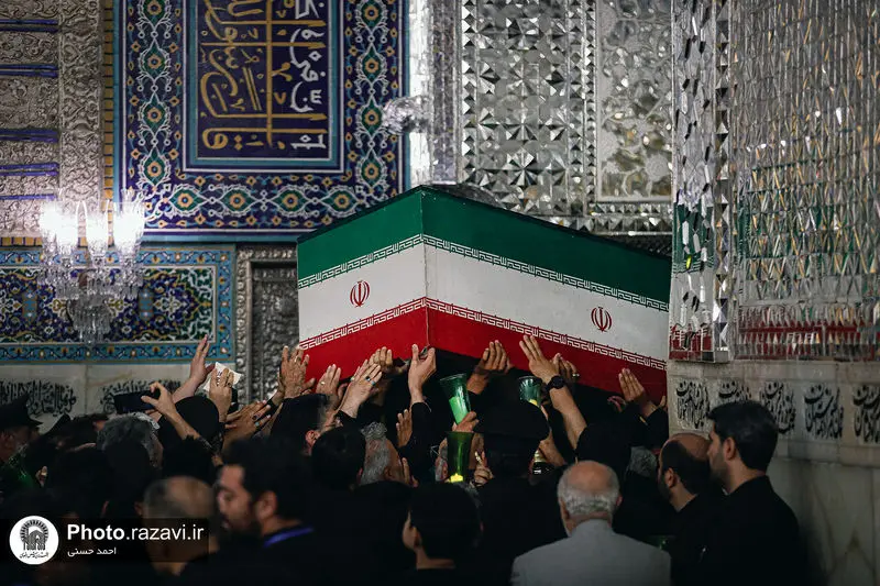 عکس مراسم تشیع رهبر در مشهد4