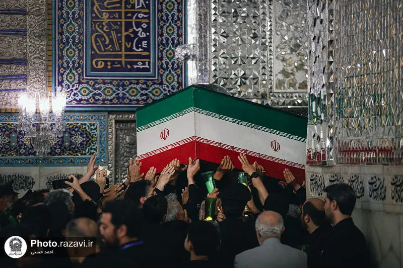 عکس مراسم تشیع رهبر در مشهد4