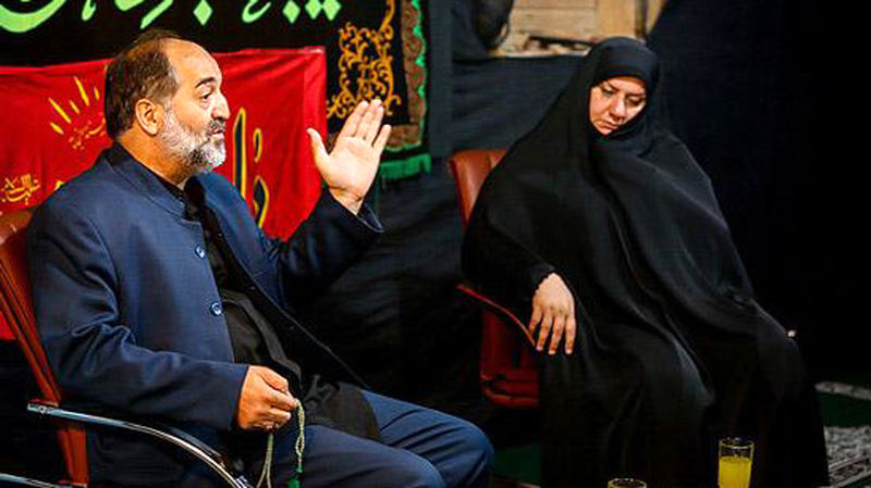نریمان پناهی و همسرش