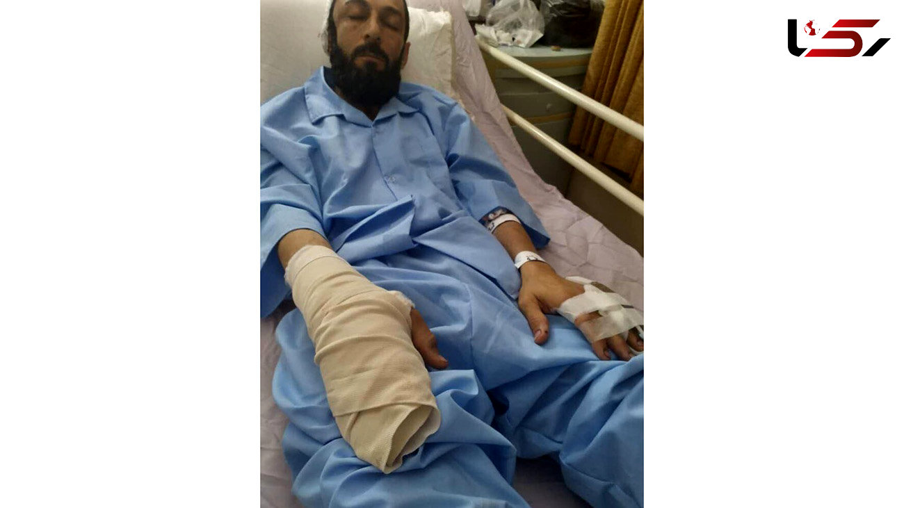 حمله خونین با میله آهنی به 2 روحانی در قم + عکس