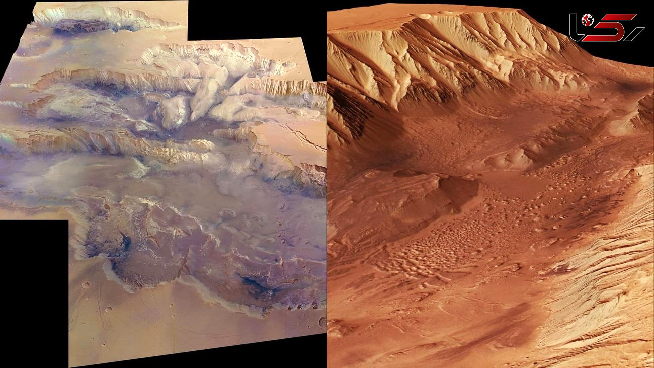 کشف مقادیر زیادی یخ در سطح مریخ