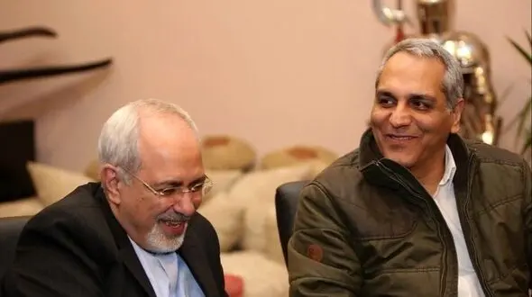 محمد جواد ظریف در پشت صحنه سریال مهران مدیری + فیلم