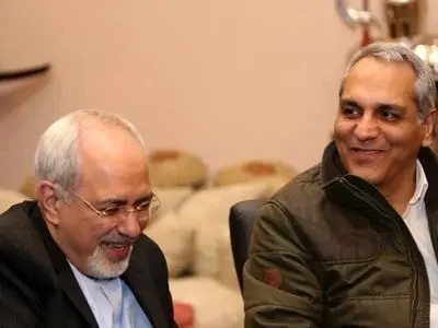 محمد جواد ظریف در پشت صحنه سریال مهران مدیری + فیلم
