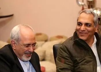 محمد جواد ظریف در پشت صحنه سریال مهران مدیری + فیلم