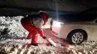 امداد رسانی به ۹۹۰ نفر گرفتار در برف توسط هلال احمر کهگیلویه و بویراحمد
