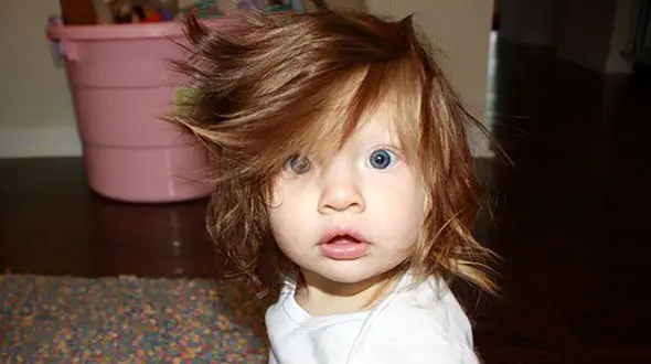 عکس نوزادان پر مو / نشانه ای که تولد فرزندی پرمو را نوید می دهد!