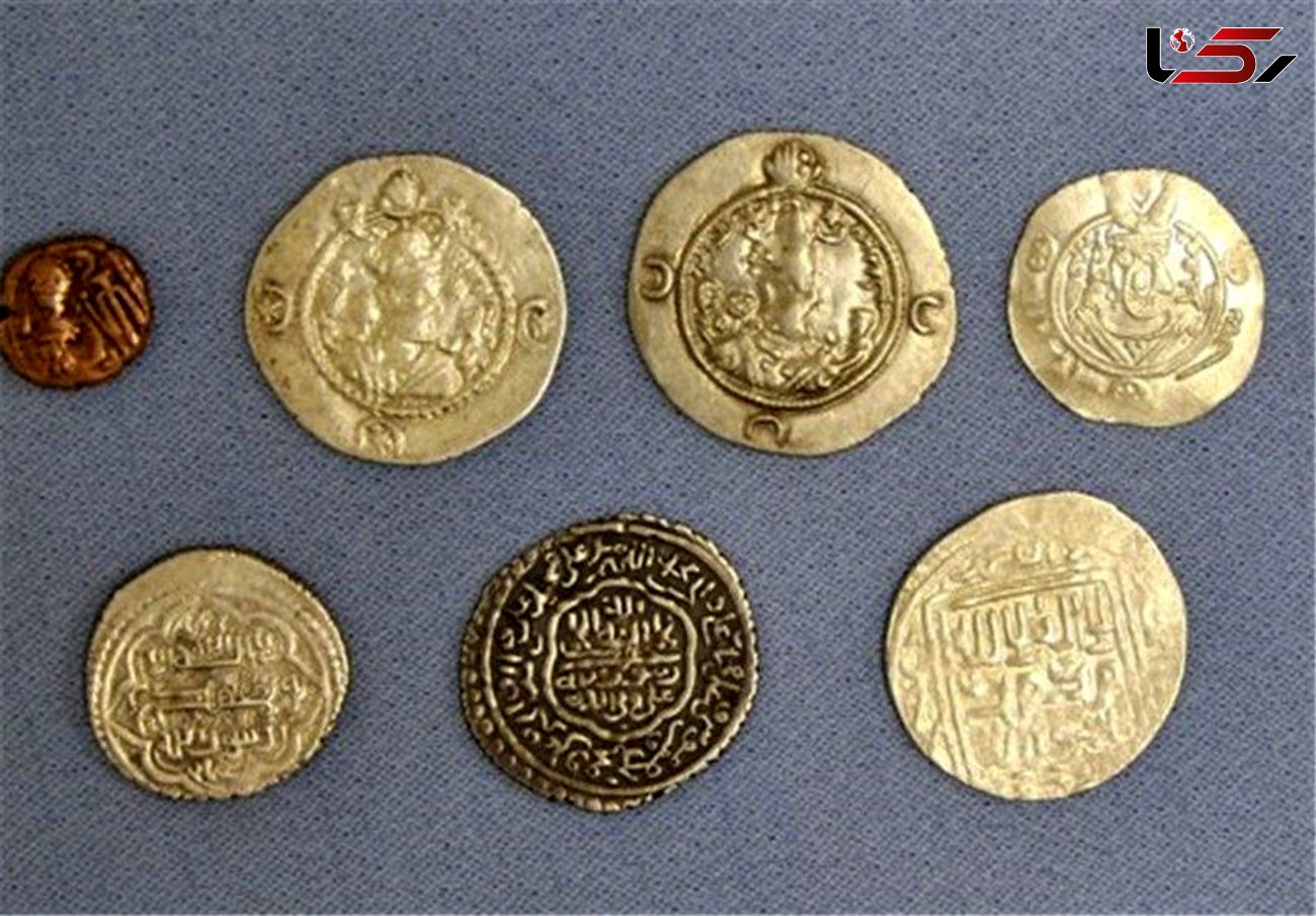 کشف 7 قطعه سکه تاریخی در سلسله