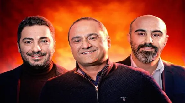 نوید محمدزاده و محسن تنابنده در فیلم جدید رامبد جوان