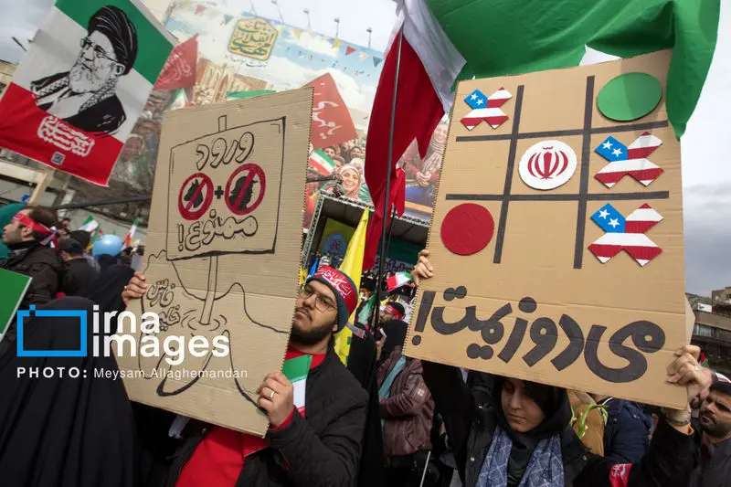 حضور مردم ایران در راهپیماتیی 22 بهمن 1404