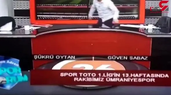 وحشتناکترین اتفاق برای مجری در پخش زنده + فیلم