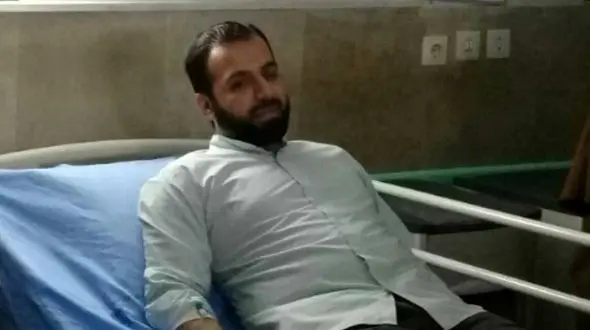 روحانی نهاوندی هنگام امر به معروف از دو جوان کتک خورد + عکس 