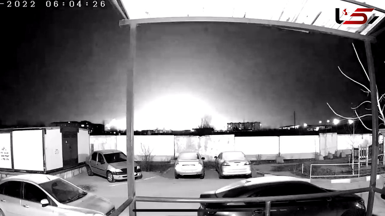 فیلم حمله هواپیما بدون سرنشین به فرودگاه ساراتوف در روسیه 