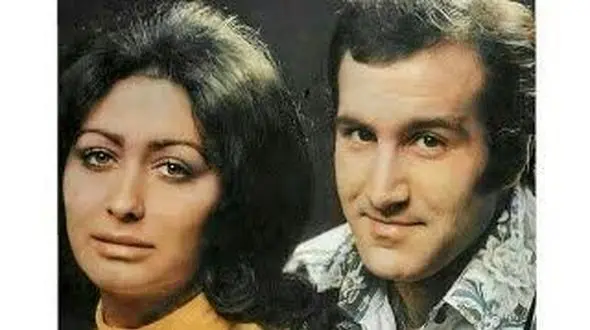 عکس سفر در زمان /  «تیلا و رامین» خواننده های قبل انقلاب در روز عروسی شان /  سال 50