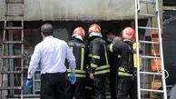 آتش سوزی مغازه تعویض روغنی در خیابان دماوند