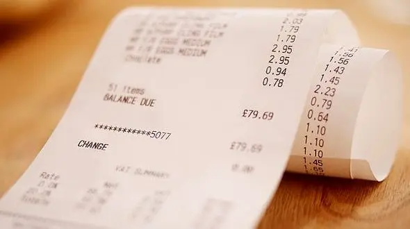  رسیدهای خرید سرطان زا هستند