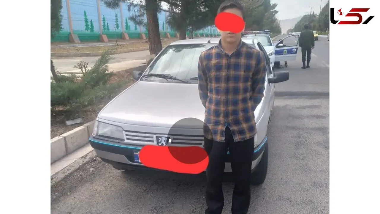  توقیف خودرو با راننده 14 ساله بدون گواهینامه در خمین