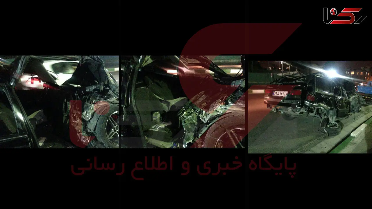 معمای پیچیده تصادف پژو استیشن در خیابان کارگر شمالی / راننده فرار کرد + عکس 