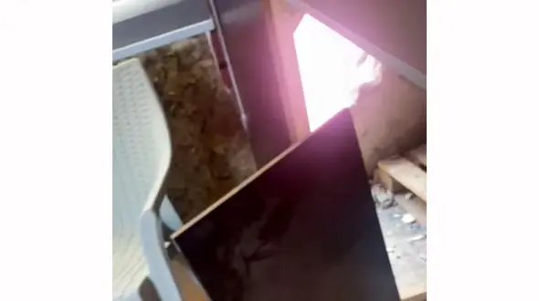 فیلم عجیب ترین سرقت در چمستان / دزدان دیوار را سوراخ کردند + عکس