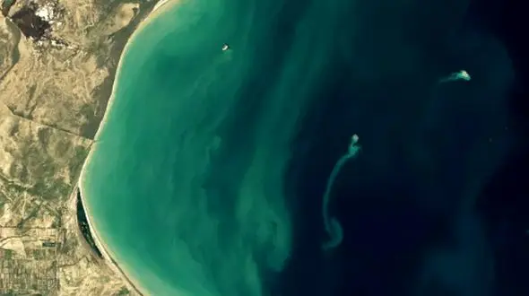 ماجرای ناپدید شدن جزیره شبح در دریای خزر؛ تاییدیه ناسا