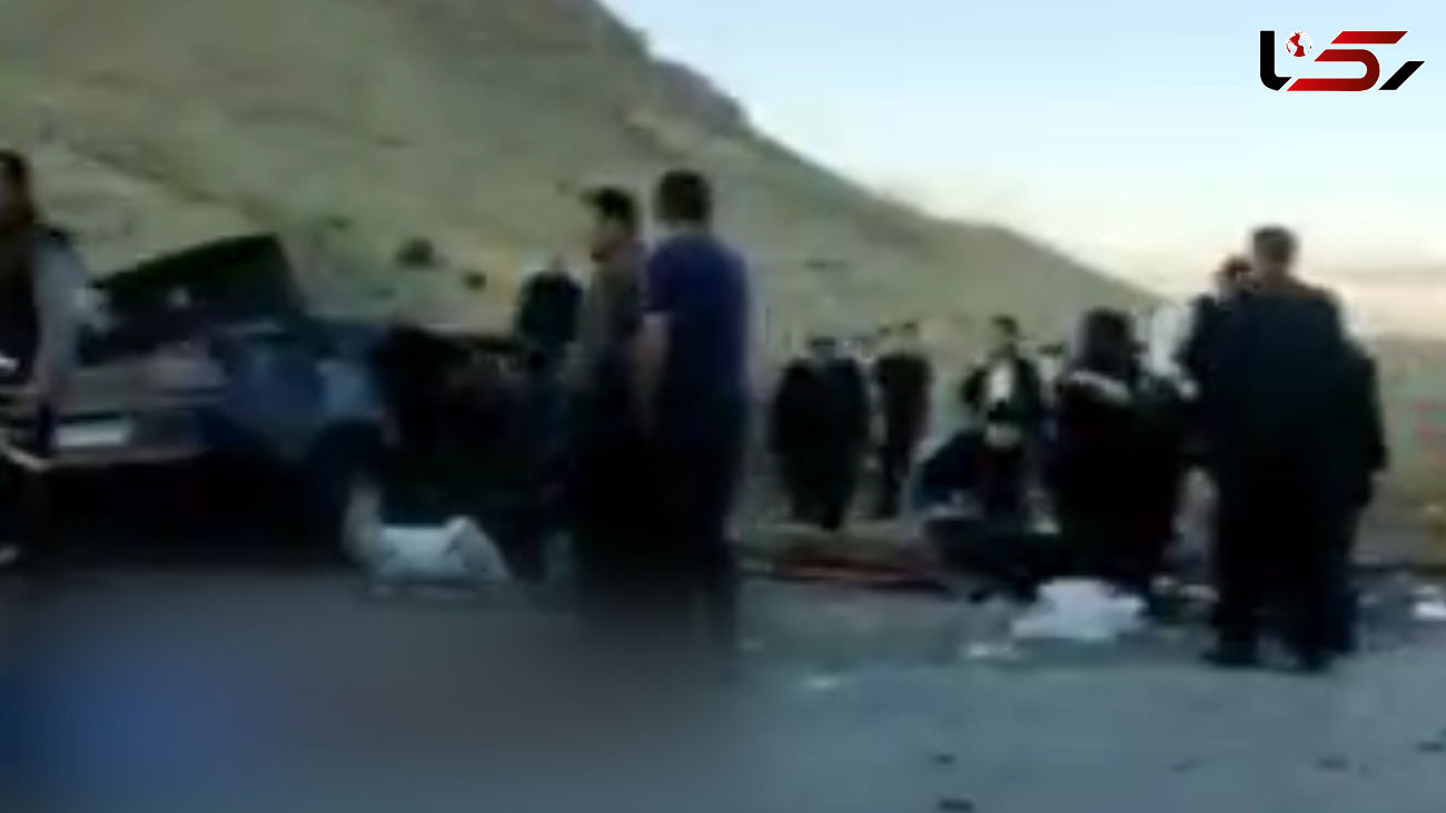 فیلم دلهره آور از تصادف مرگبار 2 خودرو در جاده ارومیه + عکس