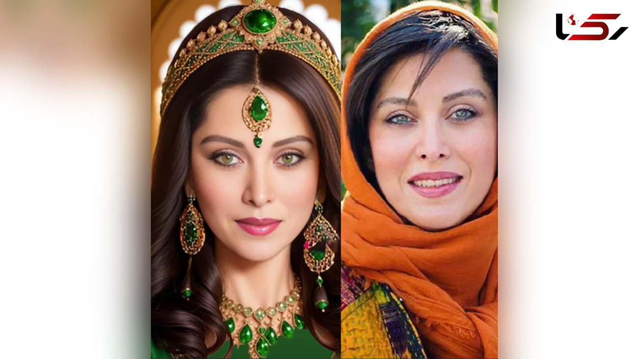 خانم بازیگران  ایرانی اگر هندی بودند، چه شکلی می‌شدند؟!  / کدام جذاب تر می شدند ! + عکس ها