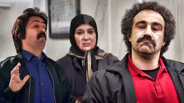 «نقی معمولی و ارسطو عامل» سریال پایتخت روی دیوار چین؛ 9 سال قبل+عکس
