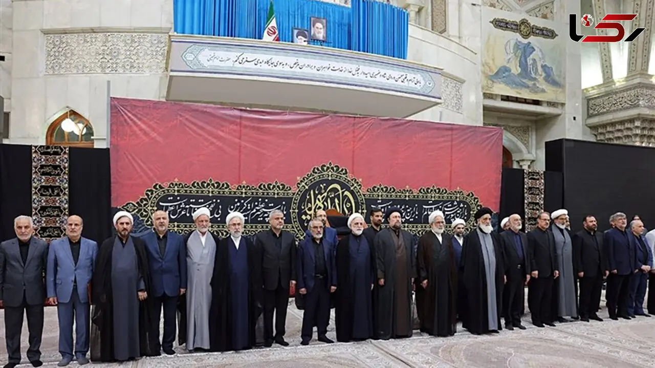 تجدید میثاق رئیس و مسئولان عالی قضایی با آرمان‌های بنیانگذار جمهوری اسلامی ایران با حضور یادگار امام