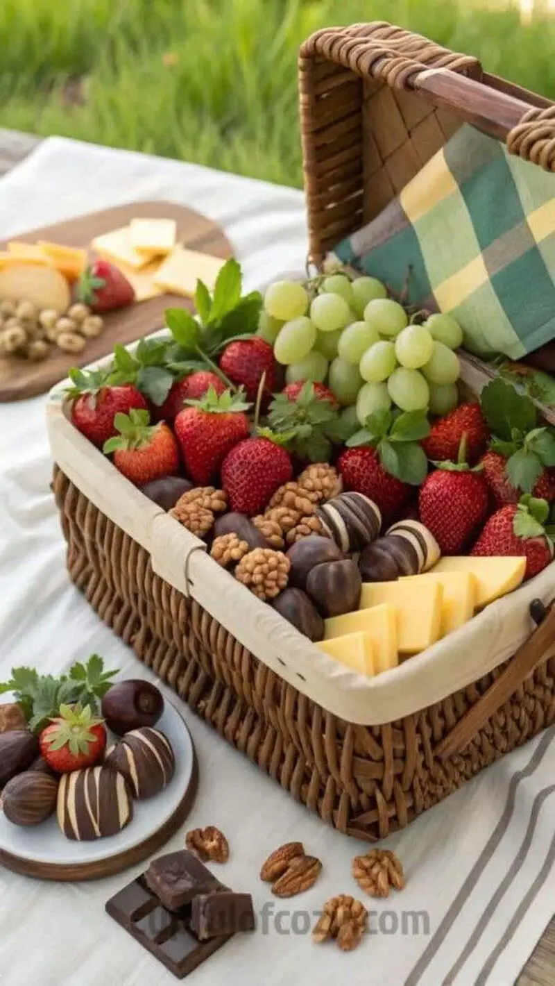 مدل سبد حصیری برای میوه شیک